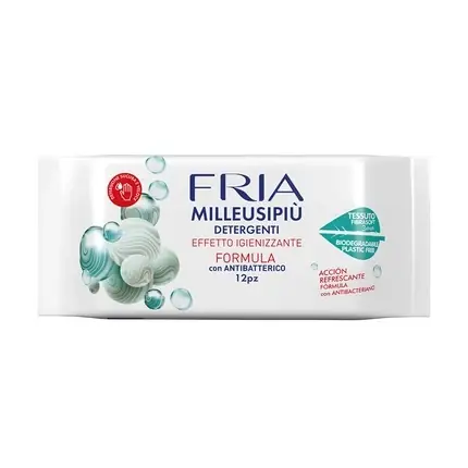 Șervețele antibacteriene Fria, multiuz, pachet 12 bucăți Promoție