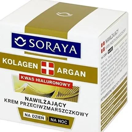Cremă antirid, Soraya, colagen și argan, 50ml Retur gratuit