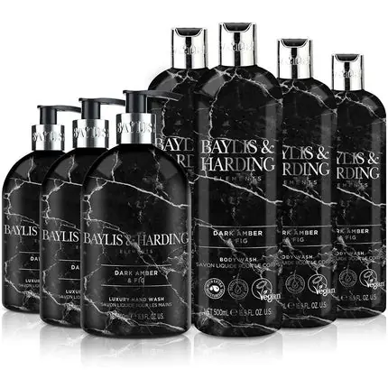 Săpun lichid Baylis & Harding, Elements, 500ml, smochin și ambră Plată sigură