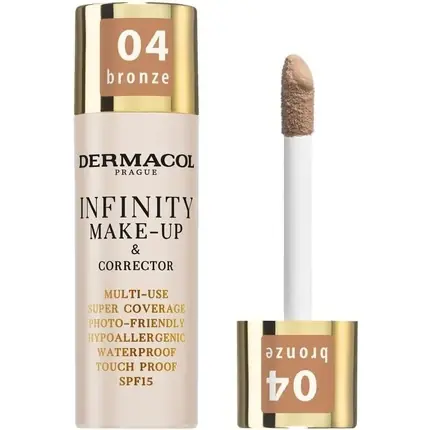 Calitate înaltă Anticearcăn Dermacol Infinity SPF 15, 04 Bronze