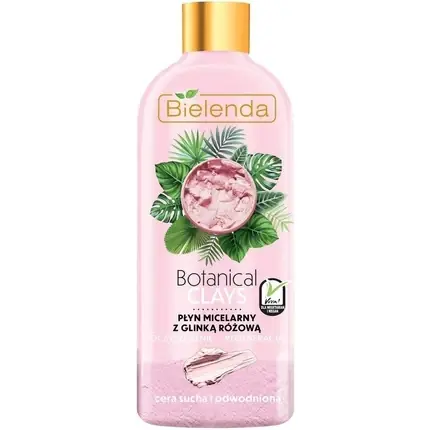 Reducere Demachiant micelar, Bielenda, argilă roz, 500ml