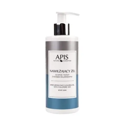 Retur gratuit Gel de curățare față, Apis, cu acid hialuronic, aloe, 300ml