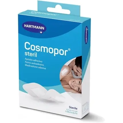 Pansament steril Hartmann Cosmopor, adeziv, sensibil 7.2x5cm Nu rata