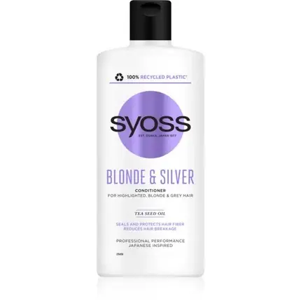 Premium Balsam păr Syoss Silver 440ml, blond, argintiu