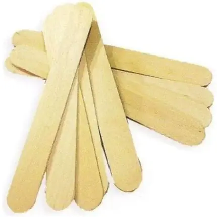 Spatule din lemn pentru ceară, Roial, 100 bucăți Plată sigură