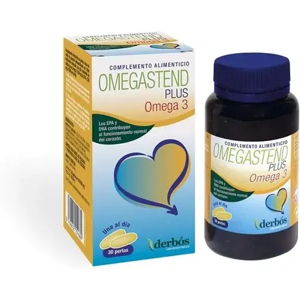 Nu rata Nutricosmetice Derbos Omegastend Plus, 30 capsule, Omega 3