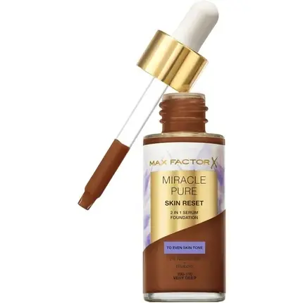 Premium Fond de ten Max Factor Miracle Pure, 100-110 Very Deep, SPF30