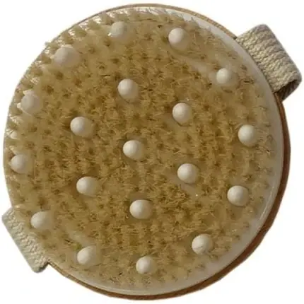 Preferatul clienților Perie masaj Naturabio Cosmetics, bambus, 140g