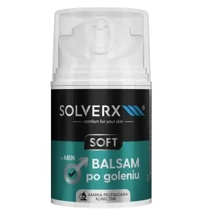 Balsam dupa barbierit, Solverx, pentru barbati, 50ml Reducere de preț