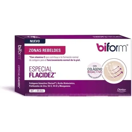 Ofertă limitată Fiole supliment, Biform Especial Flacidez, 20 x 15 ml