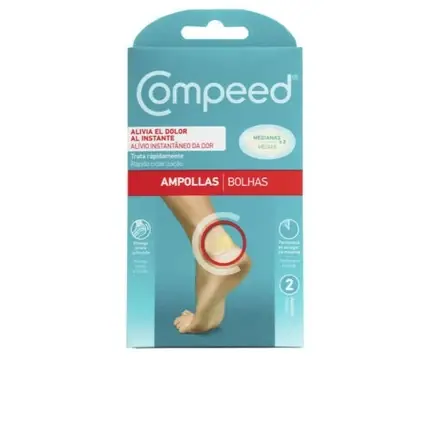Reducere Pansamente pentru bătături, Compeed, mărime medie, unisex, 2 unități