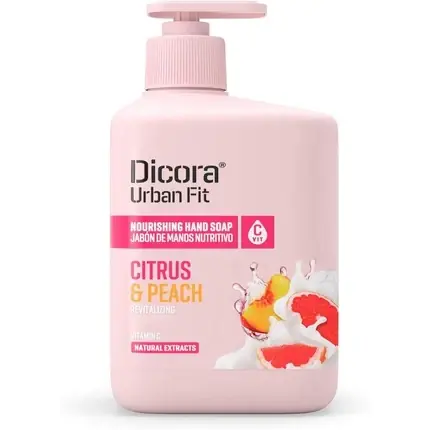 Săpun lichid, Dicora Urban Fit, Lemon & Peach, 500ml Cumpărături sigure