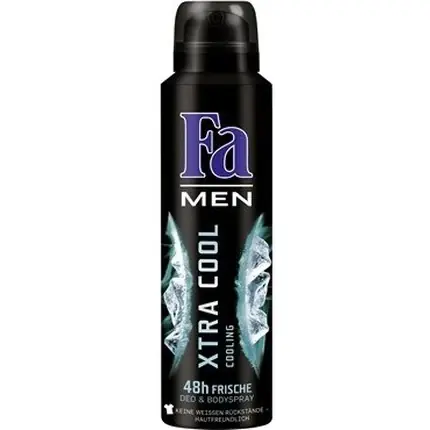 Cel mai vândut Deodorant spray, FA, Xtra Cool, 150 ml