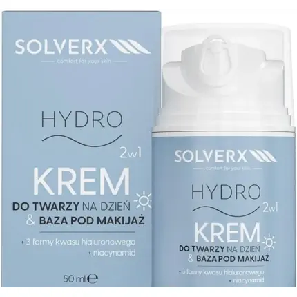 Cremă de față, Solverx, 50ml, Deep H2O+ Cel mai vândut