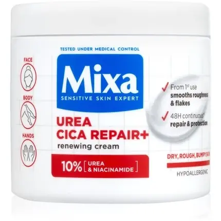 Preț redus Cremă hidratantă, Mixa, Urea Cica, 400 ml