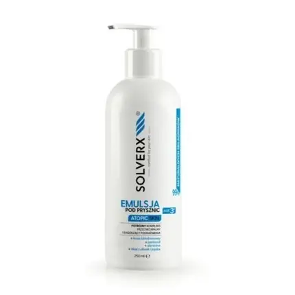 Plată securizată Emulsie de duș, Solverx, pentru piele atopică, 250ml