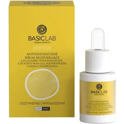 Bestseller Ser antioxidant, Basiclab, nutritie si netezire 15ml
