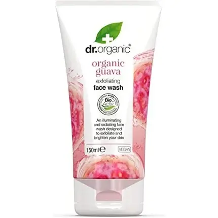 Exfoliant facial Dr Organic, guava, 150ml Ieftin
