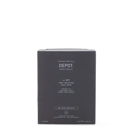 Masca facială Depot 807, relaxantă, 12 buc Preț mic