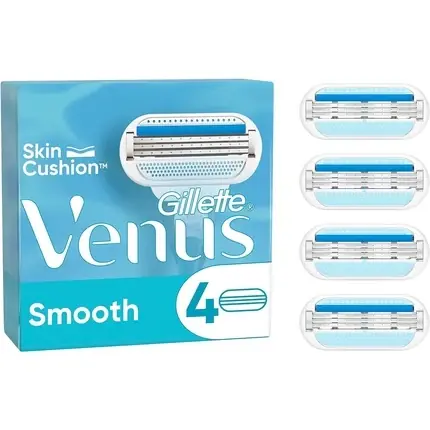 Lame de ras Gillette Venus Smooth, 4 rezerve, pentru femei Ofertă limitată