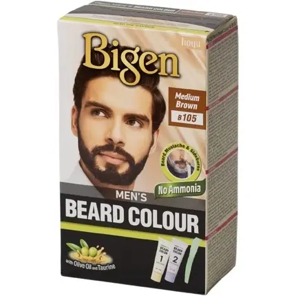 Vopsea pentru barba, Hoyu Bigen, Medium Brown Popular
