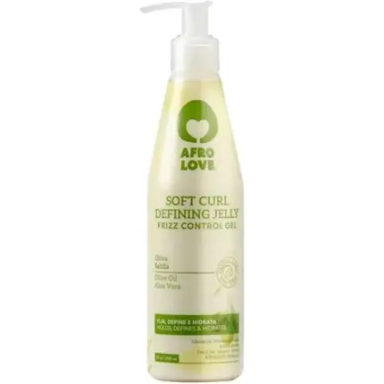Ofertă limitată Gel styling Afro Love Soft Curl Defining cu ulei de măsline, aloe vera, 290ml
