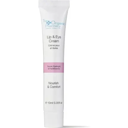 Doar azi Balsam de buze The Organic Pharmacy, Lip and Eye Cream, roz, 10ml