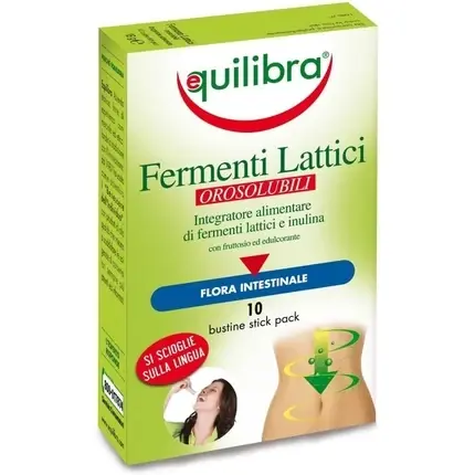 Disponibil imediat Supliment, Equilibra, 10 plicuri, fermente lactice