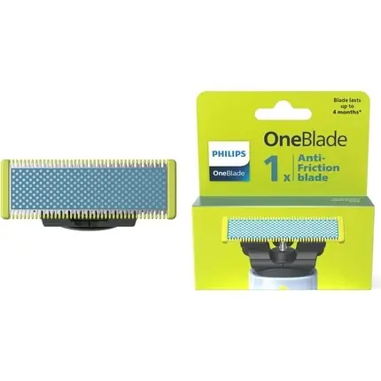 Lamă Philips OneBlade Anti-Fricțiune, Verde, Model QP215/50 Mai ieftin