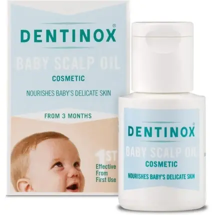 Ulei scalp bebeluși, Dentinox, 30ml, alb Popular