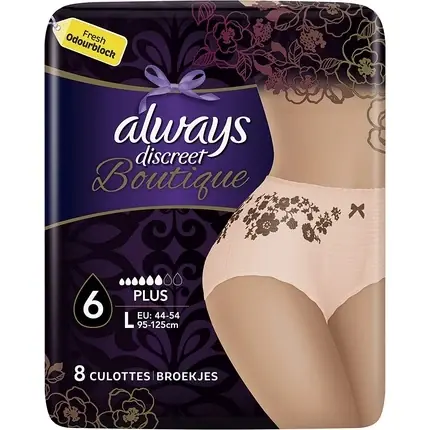 Lenjerie Intimă Incontinență, Always, Boutique, roz, marime L Promoție