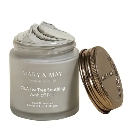 Masca purificatoare, Mary&May, CICA Tea Tree, 125g, gri Ofertă