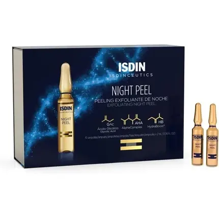 Ampule exfoliante ISDIN, Night Peel, 10 bucăți Preț redus
