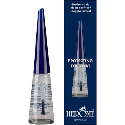 Lac de unghii, Herome, Protecting Top Coat, transparent 10ml Cumpără online