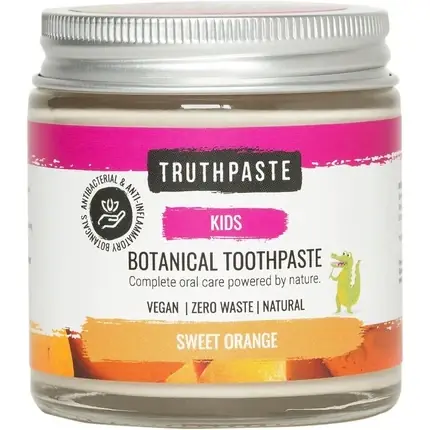 Popular Pastă de dinți, Truthpaste, Kids, portocaliu dulce, natural, 100ml