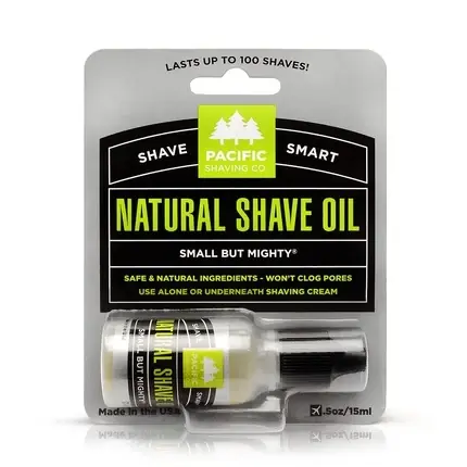Ulei de ras, Pacific Shaving Company, 15ml, natural Reducere