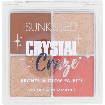 Ofertă specială Paletă Fard, Sunkissed, Crystal Craze, nuanțe diverse