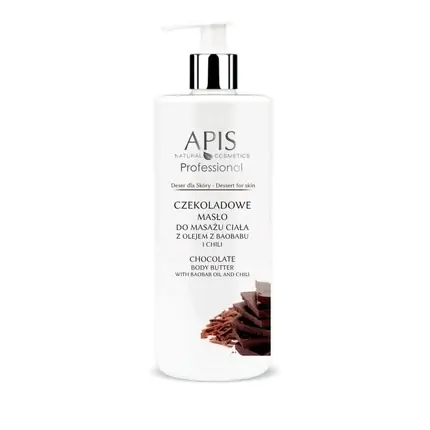 Unt de corp, Apis, Chocolate Butter, 500ml, alb Ofertă exclusivă