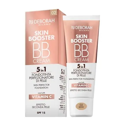 Cremă BB Deborah, Skin Booster, SPF 15, Beige Retur ușor
