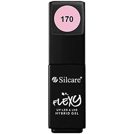 Lac de Unghii Gel, Silcare Flexy, model 170, roz, 4.5ml Reducere extra
