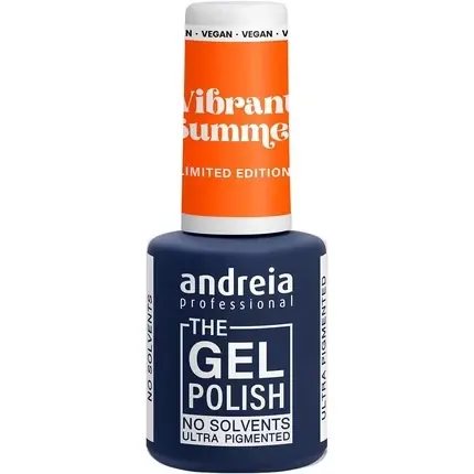 Lac de unghii gel Andreia, Solvent Free, Neon Orange Reducere extra