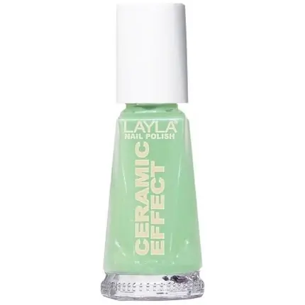 Retur ușor Oja Layla Ceramic Effect, verde, 10ml