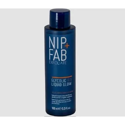 Discount Exfoliant, Nip+Fab, Glycolic Fix Liquid Glow, albastru, 100ml