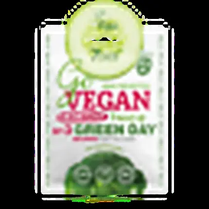 Masca Tip Șervețel 7 Days Beauty, GO VEGAN Green Day, Verde Ultima șansă