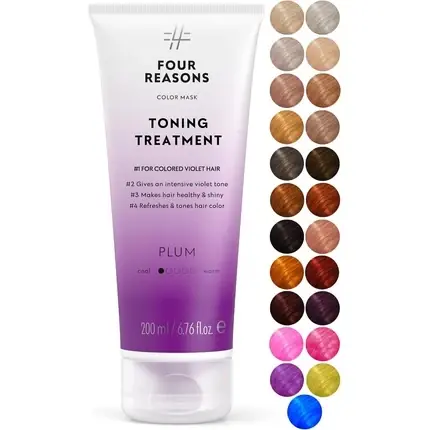 Livrare expres Balsam Colorant, Four Reasons, Toning Treatment, mov, 200ml