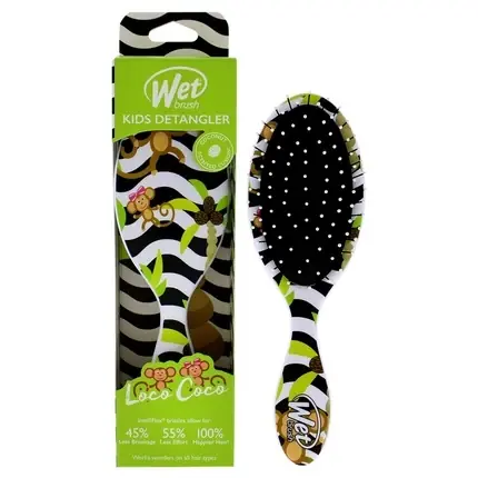 Preț redus Perie păr copii, Wet Brush, model Loco Coco, multicolor