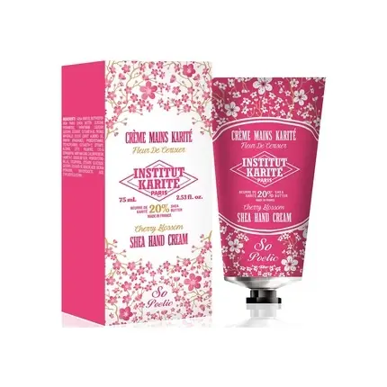 Cremă mâini, Institut Karité Paris, 75ml, floare cireș Nu rata