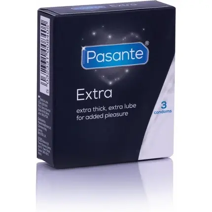 Livrare rapidă Prezervative Pasante Extra, Negru, Set 3