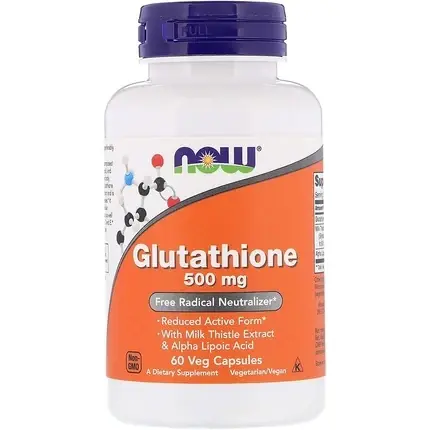 Ofertă exclusivă Capsule Glutatione Now Foods, 500mg, 60 bucăți