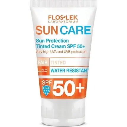 Cremă Tintedă, FlosLek, SPF 50+, rezistentă la apă Livrare expres